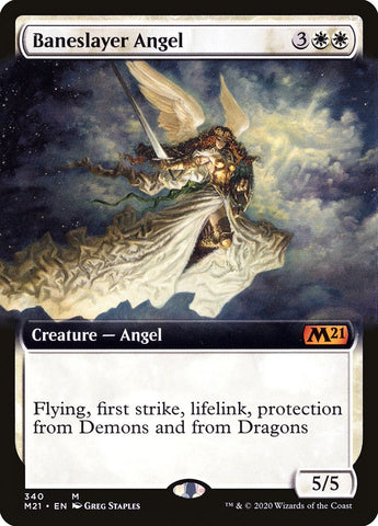 Baneslayer Angel (Extended Art) [Core Set 2021] (M21 340)