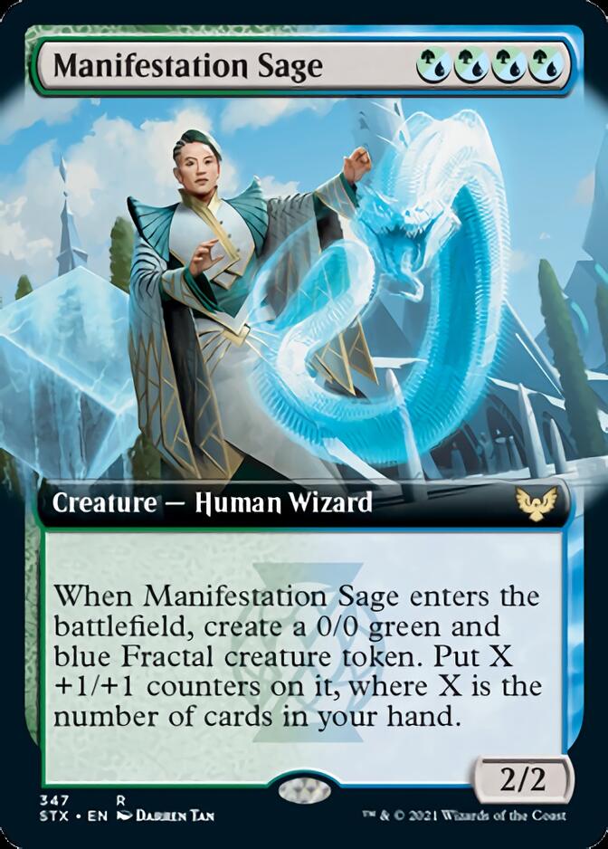 Manifestation Sage (Extended) [Strixhaven: School of Mages] (STX 347)