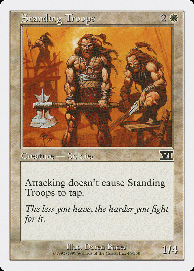 Standing Troops [Classic Sixth Edition] (6ED 44)