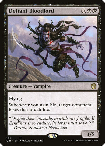 Defiant Bloodlord  [Commander 2021] (C21 142)