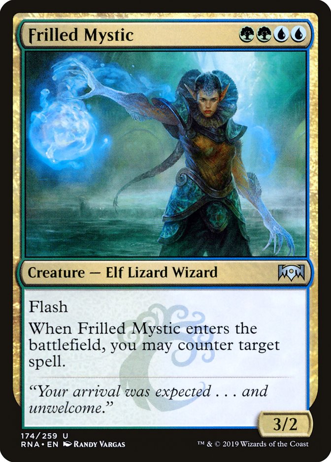 Frilled Mystic [Ravnica Allegiance] (RNA 174)