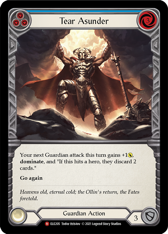 Tear Asunder [ELE205] 1st Edition Rainbow Foil