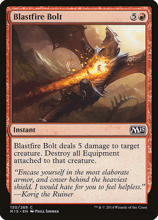 Blastfire Bolt [Magic 2015] (M15 130)