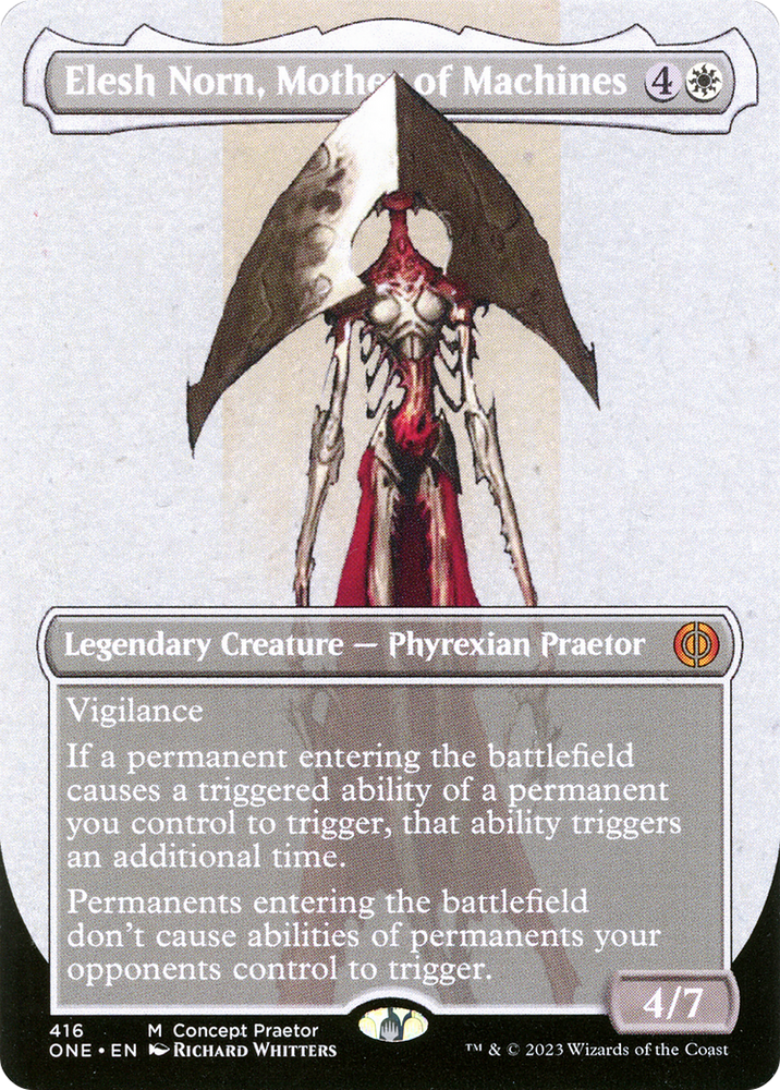 Elesh Norn, Mother of Machines (Borderless Concept Preators) [Phyrexia: All Will Be One]