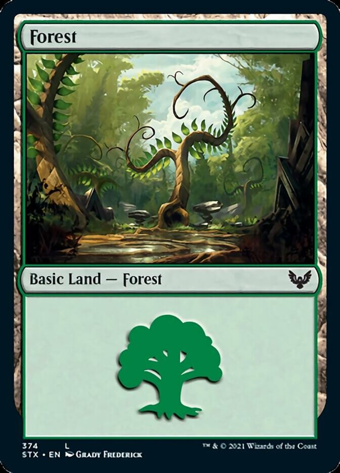 Forest (#374) [Strixhaven: School of Mages] (STX 374)
