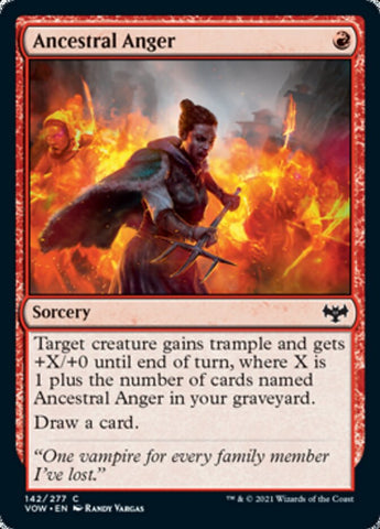 Ancestral Anger [Innistrad: Crimson Vow] (VOW 142)