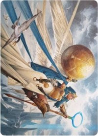 Linvala, Shield of Sea Gate Art Card [Zendikar Rising Art Series] (AZNR 77)