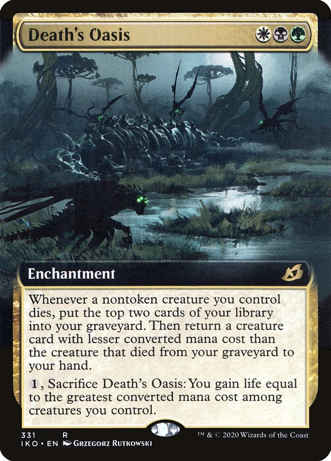 Death's Oasis (Extended Art) [Ikoria: Lair of Behemoths] (IKO 331)