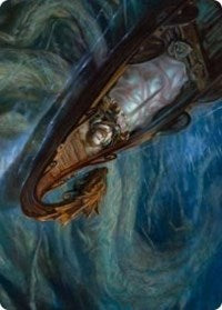 Funeral Longboat Art Card [Kaldheim: Art Series] (AKHM 238)