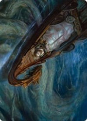 Funeral Longboat Art Card [Kaldheim: Art Series] (AKHM 238)
