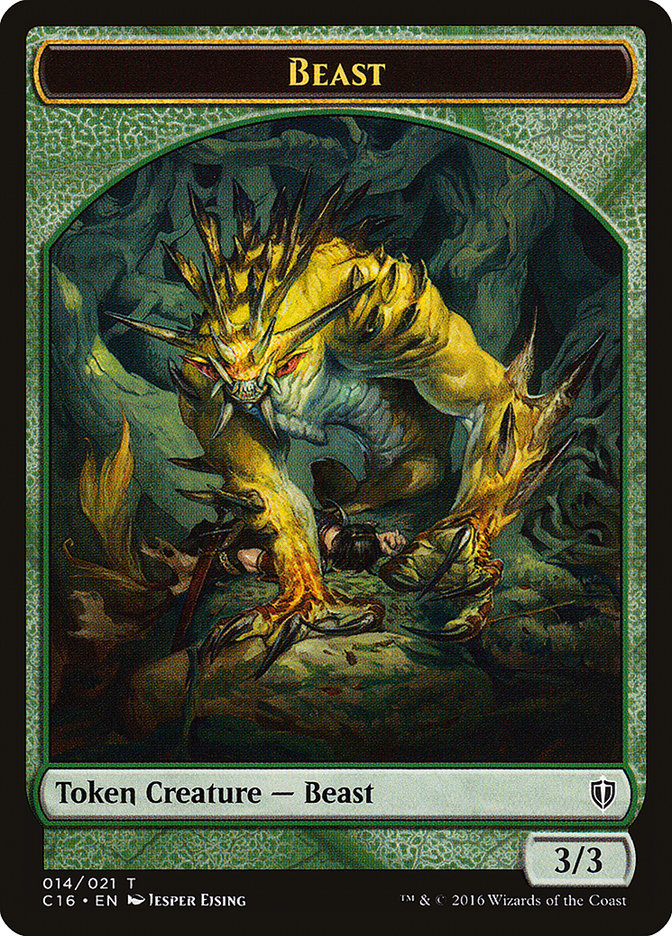 Beast [Commander 2016 Tokens] (TC16 14)