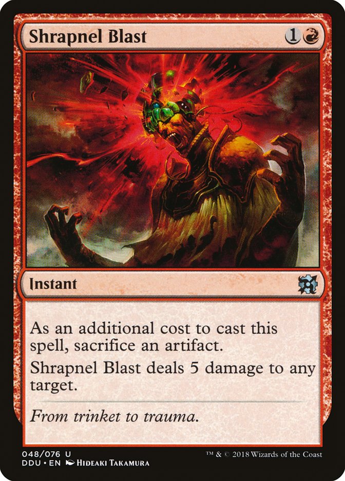 Shrapnel Blast [Duel Decks: Elves vs. Inventors] (DDU 48)