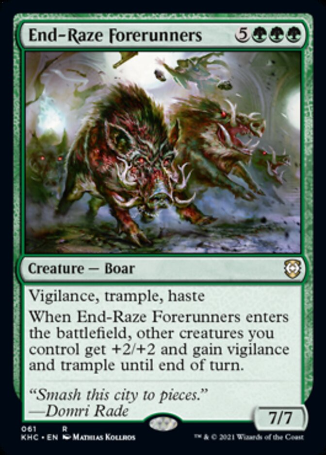 End-Raze Forerunners [Kaldheim Commander] (KHC 61)