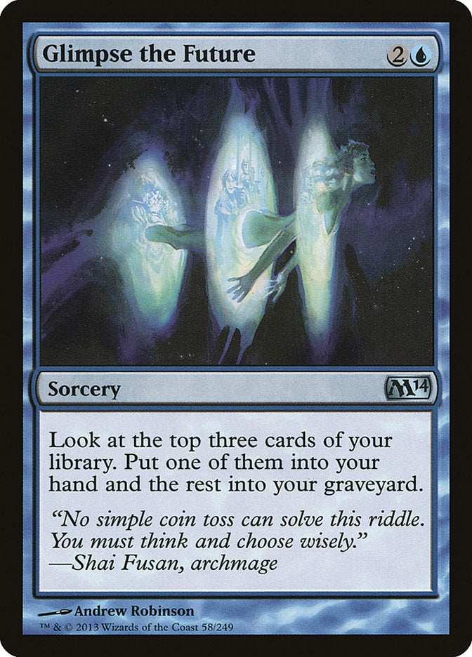 Glimpse the Future [Magic 2014] (M14 58)