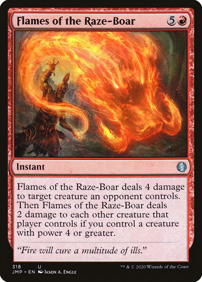 Flames of the Raze-Boar [Jumpstart] (JMP 318)