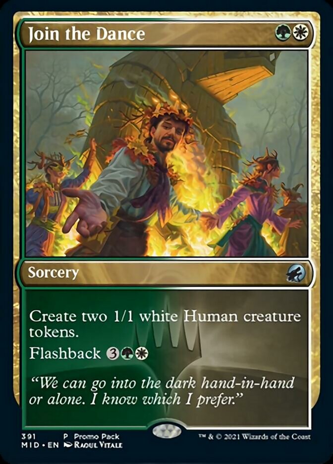 Join the Dance (Promo Pack) [Innistrad: Midnight Hunt Promo Pack] (MID 391)