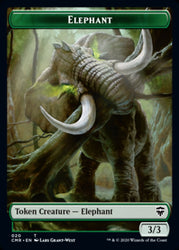 Beast (19) // Elephant Token [Commander Legends Tokens] (TCMR 19 // 20)
