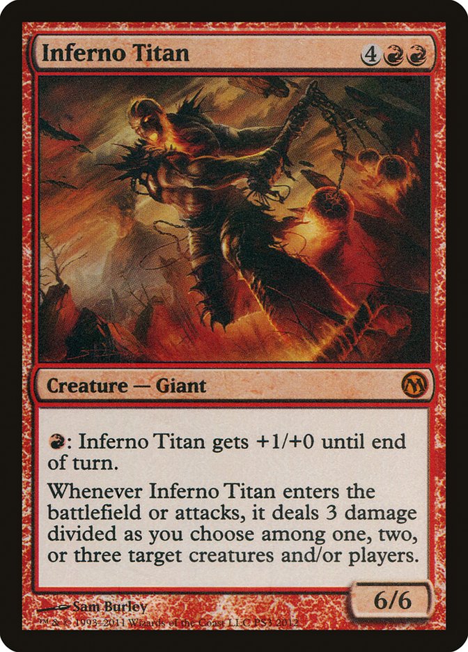 Inferno Titan (Duels of the Planeswalkers Promos) [Duels of the Planeswalkers Promos 2011] (PDP11 3)