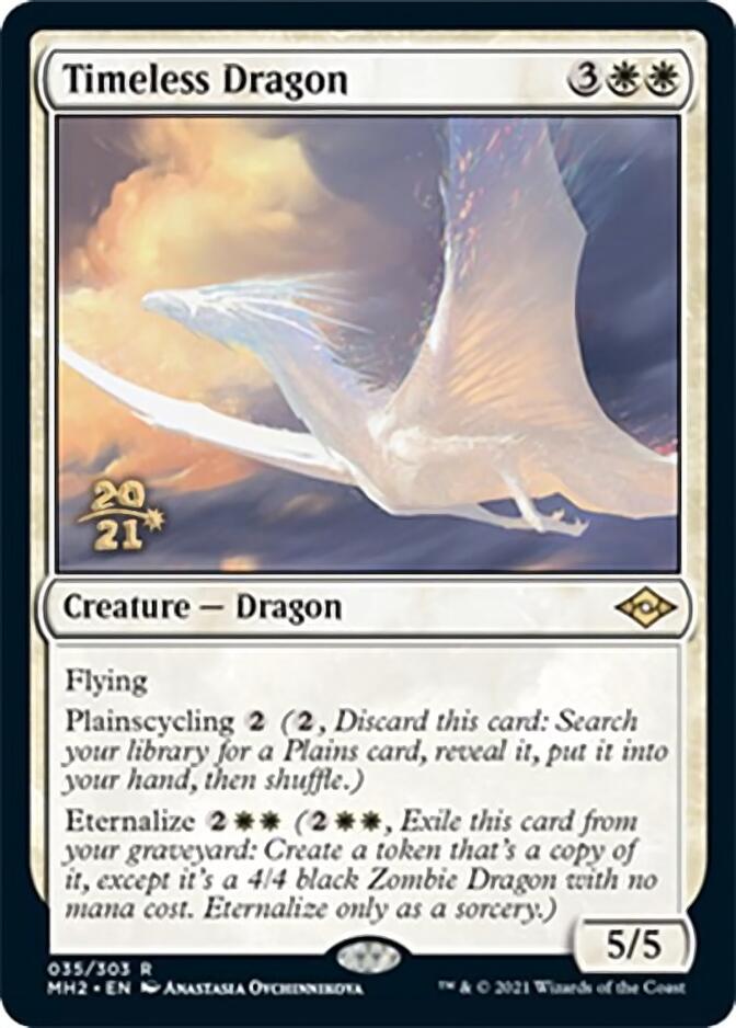 Timeless Dragon [Modern Horizons 2 Prerelease Promos] (PMH2 35)