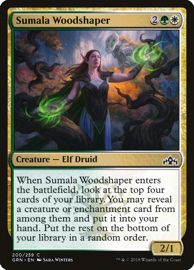 Sumala Woodshaper [Guilds of Ravnica] (GRN 200)