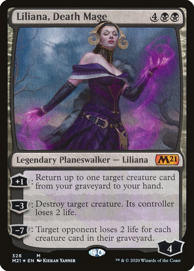 Liliana, Death Mage [Core Set 2021] (M21 328)