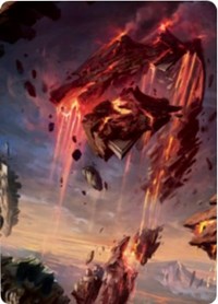 Mountain 2 Art Card [Zendikar Rising Art Series] (AZNR 17)