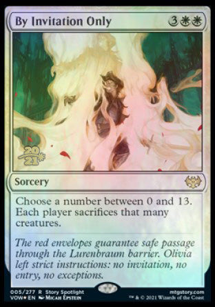 By Invitation Only [Innistrad: Crimson Vow Prerelease Promos] (PVOW 5)