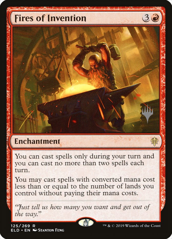 Fires of Invention (Promo Pack) [Throne of Eldraine Promos] (PELD 125P)