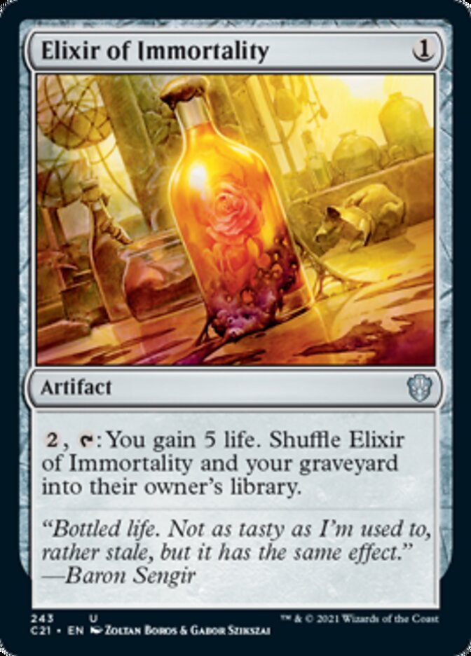 Elixir of Immortality [Commander 2021] (C21 243)