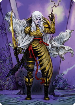 The Wandering Emperor 1 Art Card [Kamigawa: Neon Dynasty Art Series] (ANEO 49)