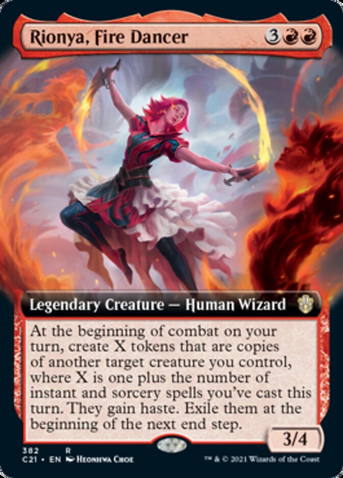 Rionya, Fire Dancer (Extended) [Commander 2021] (C21 382)