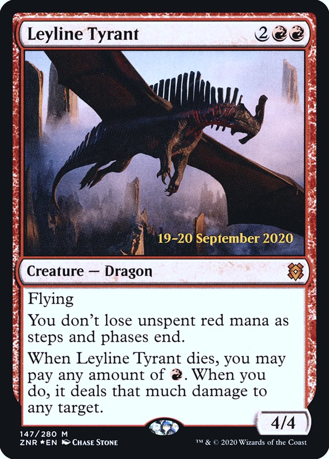 Leyline Tyrant  [Zendikar Rising Prerelease Promos] (PZNR 147S)