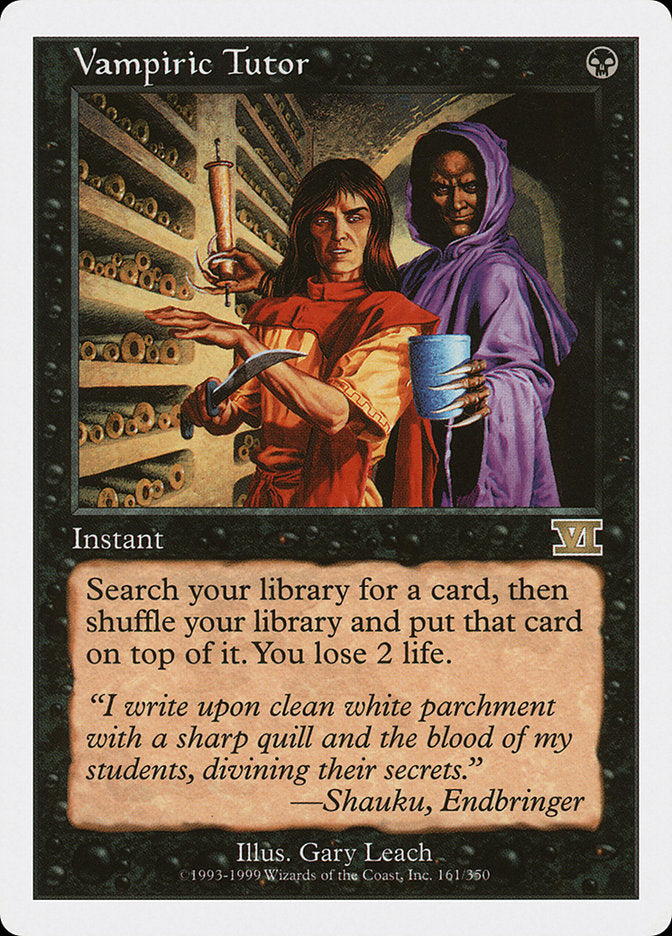 Vampiric Tutor [Classic Sixth Edition] (6ED 161)