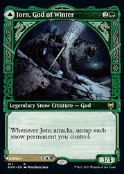 Jorn, God of Winter // Kaldring, the Rimestaff (Showcase) [Kaldheim] (KHM 317)