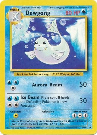 Dewgong (25/102) [Base Set]