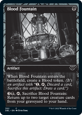 Blood Fountain [Innistrad: Double Feature] (DBL 362)
