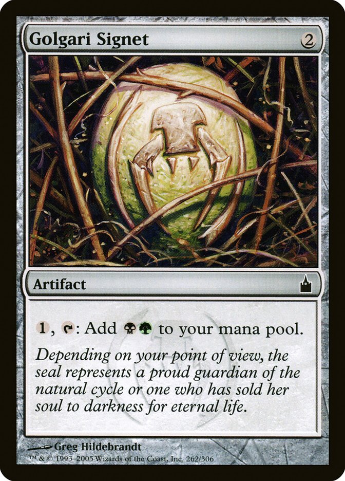 Golgari Signet [Ravnica: City of Guilds] (RAV 262)