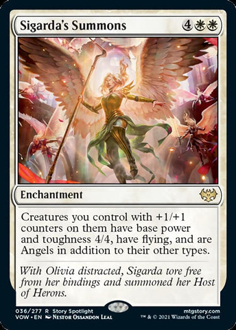Sigarda's Summons [Innistrad: Crimson Vow] (VOW 36)