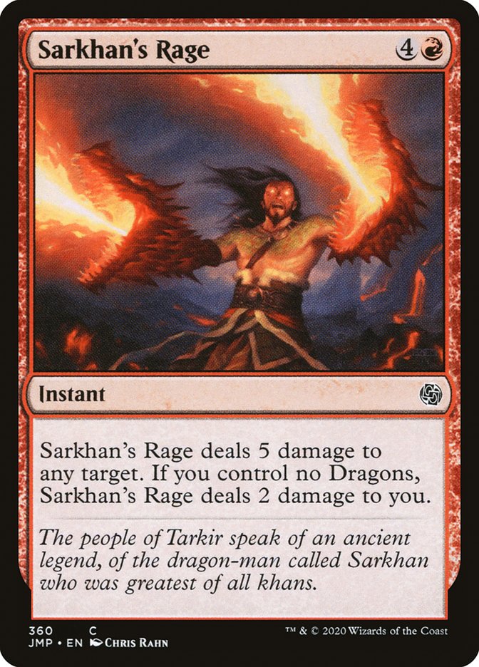 Sarkhan's Rage [Jumpstart] (JMP 360)
