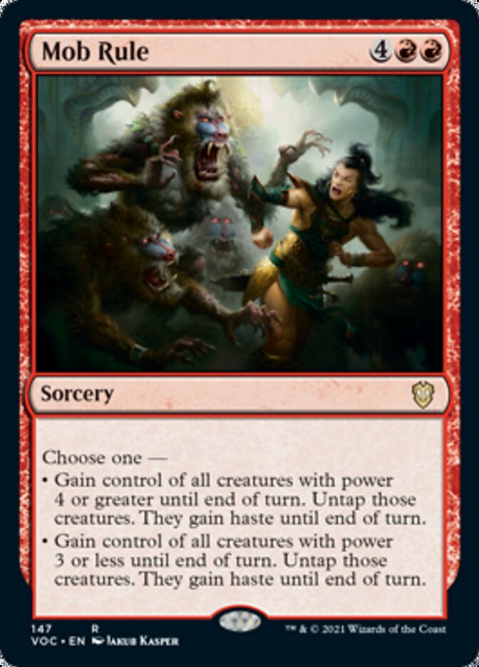 Mob Rule [Innistrad: Crimson Vow Commander] (VOC 147)