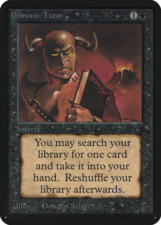 Demonic Tutor [Limited Edition Alpha] (LEA 104)