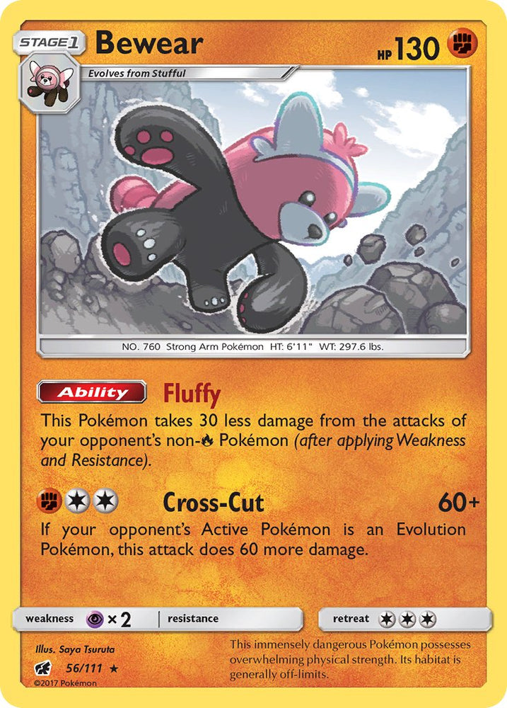 Bewear (Prerelease Kit Exclusive) (56/111) [Theme Deck Exclusives]