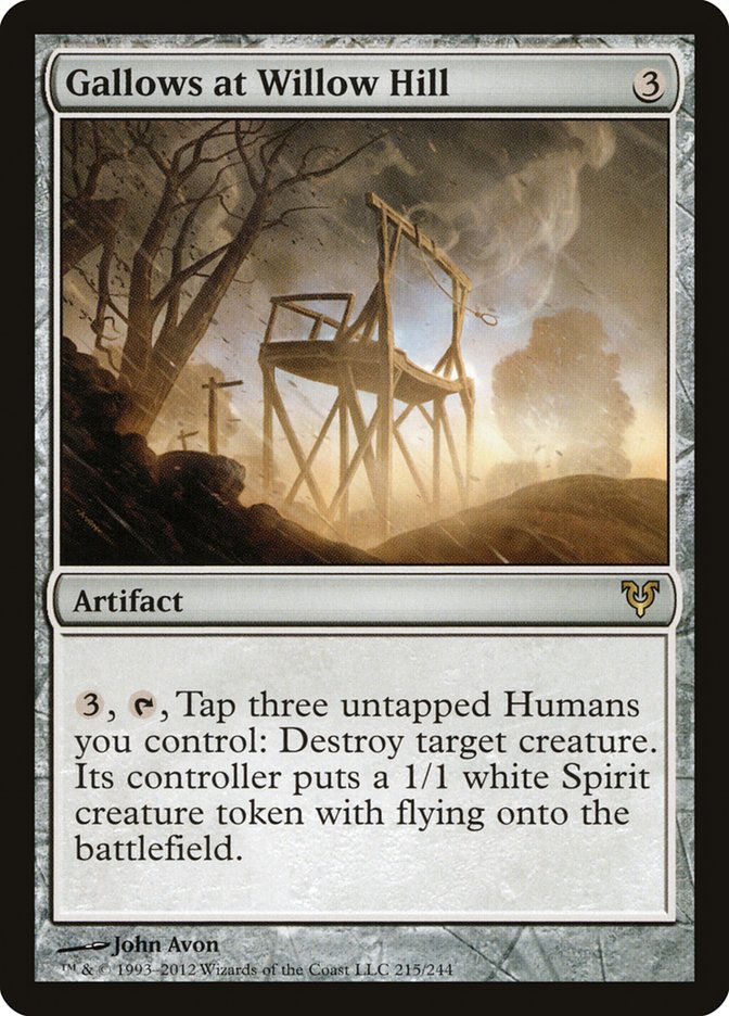 Gallows at Willow Hill [Avacyn Restored] (AVR 215)