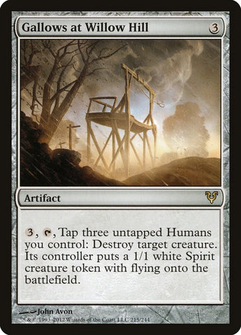 Gallows at Willow Hill [Avacyn Restored] (AVR 215)