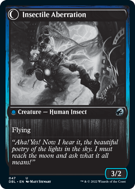 Delver of Secrets // Insectile Aberration [Innistrad: Double Feature] (DBL 47)