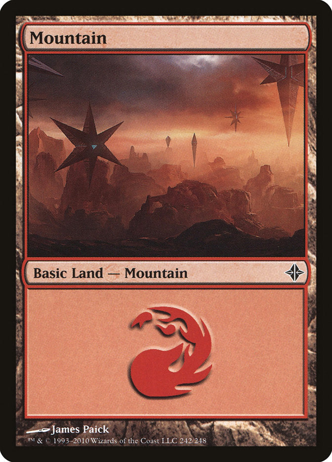 Mountain (#242) [Rise of the Eldrazi] (ROE 242)