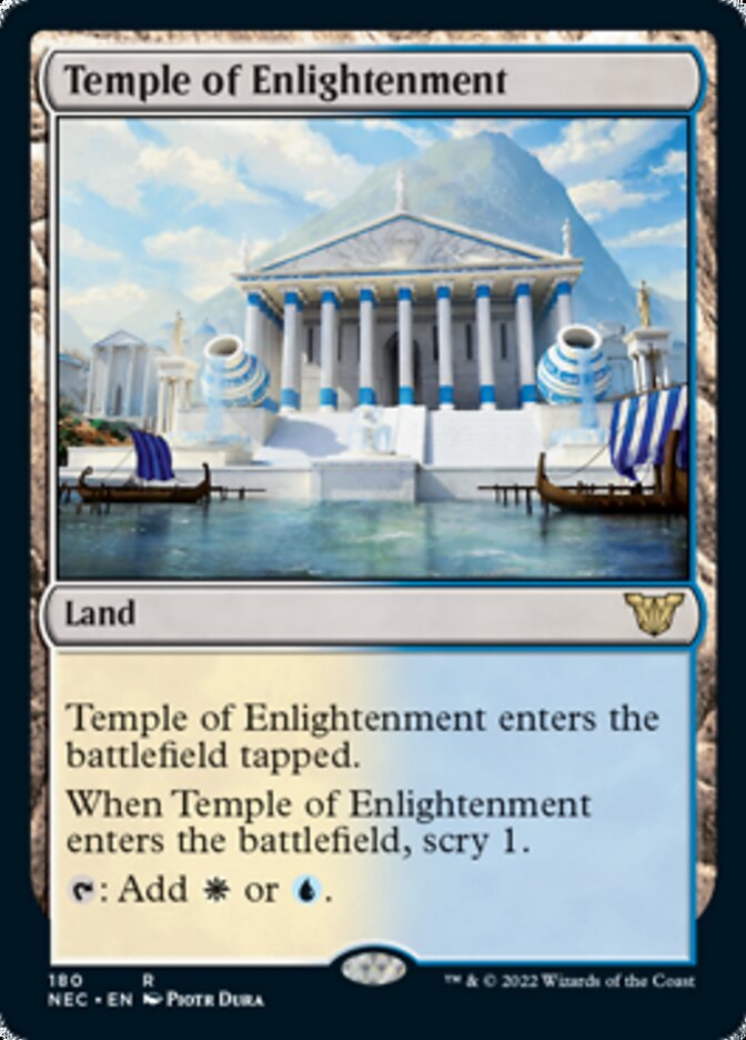 Temple of Enlightenment [Kamigawa: Neon Dynasty Commander] (NEC 180)