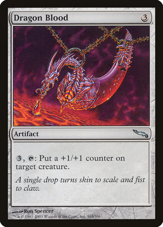 Dragon Blood [Mirrodin] (MRD 163)