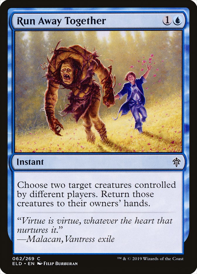 Run Away Together [Throne of Eldraine] (ELD 62)
