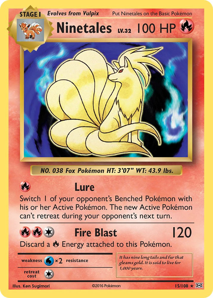 Ninetales (XY Evolutions) (15/108) [Theme Deck Exclusives]